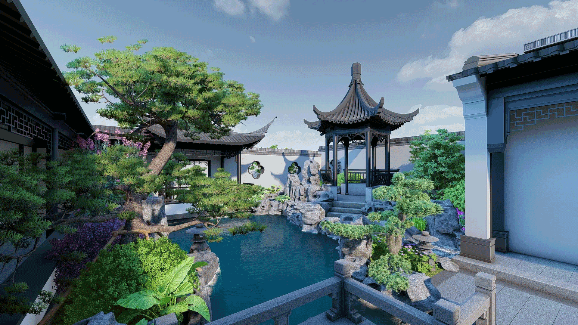 中式园林设计里八大造景手法,一步一景皆诗意