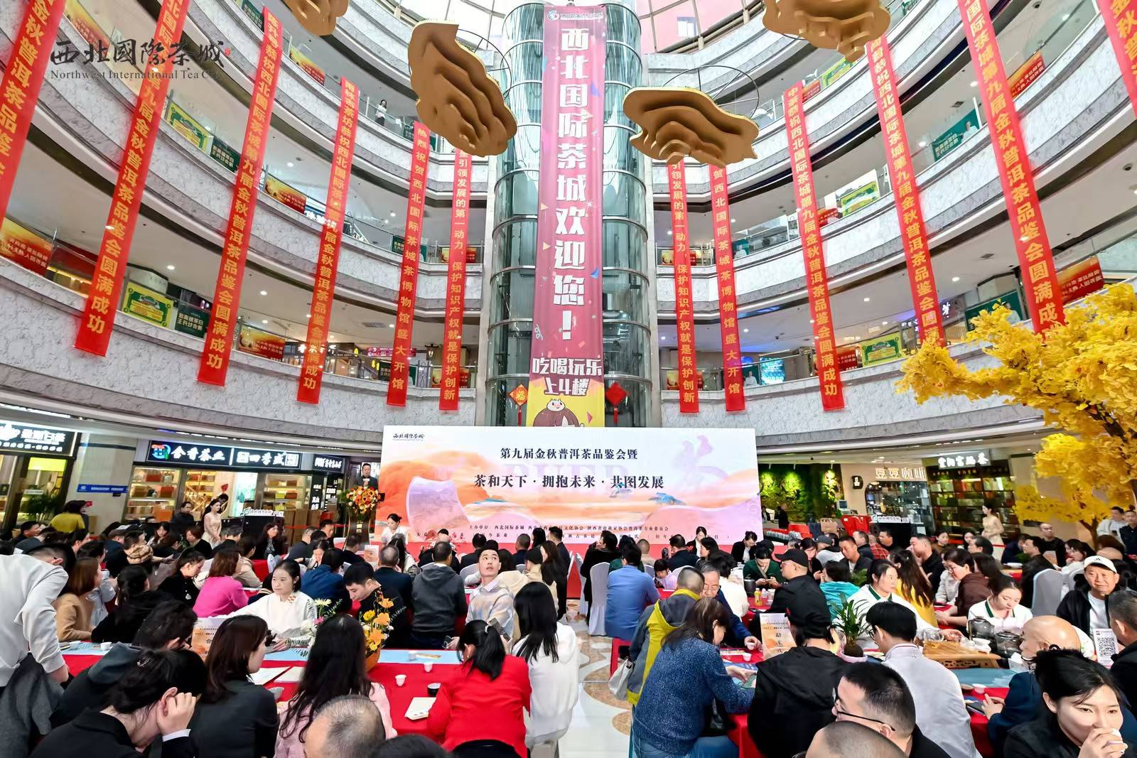 2024西北国际茶城第九届金秋普洱品鉴会盛大启幕