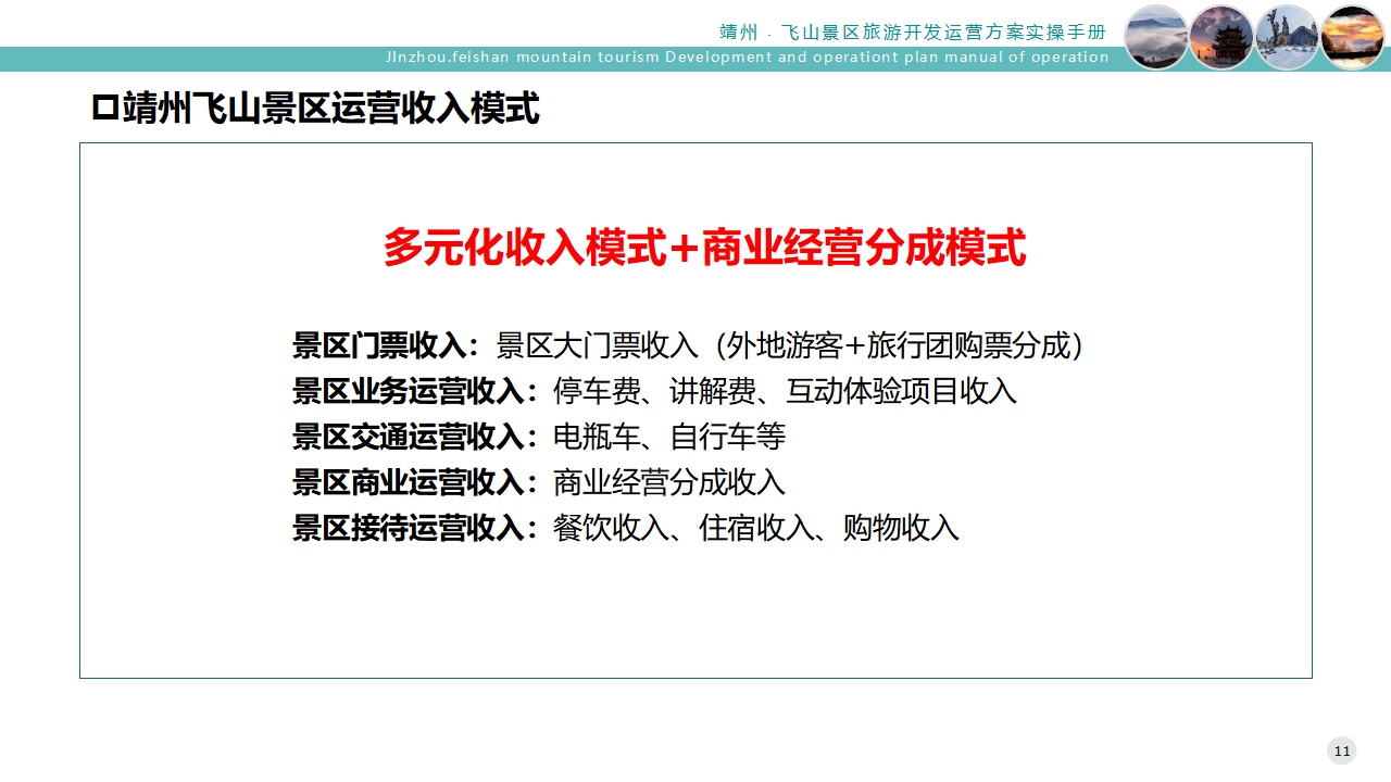 自然旅游景区旅游开发运营提升方案实操手册