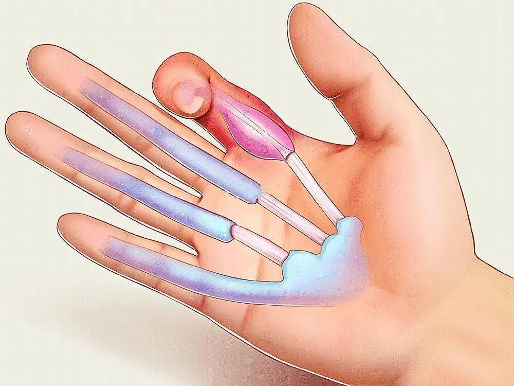 多半是中招腱鞘炎了!