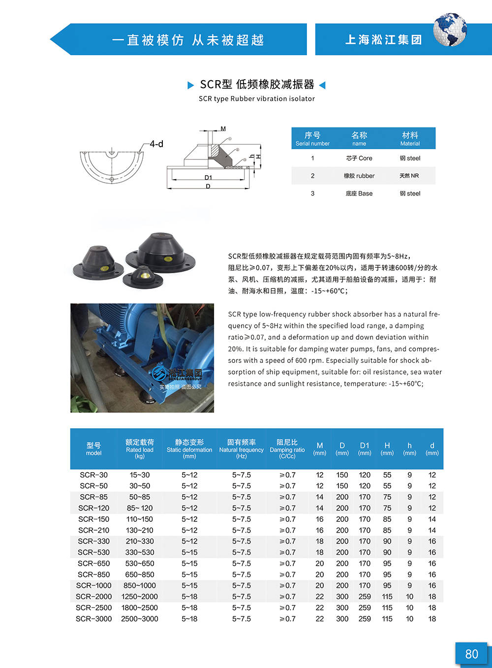 立式水泵隔振及其安装图片