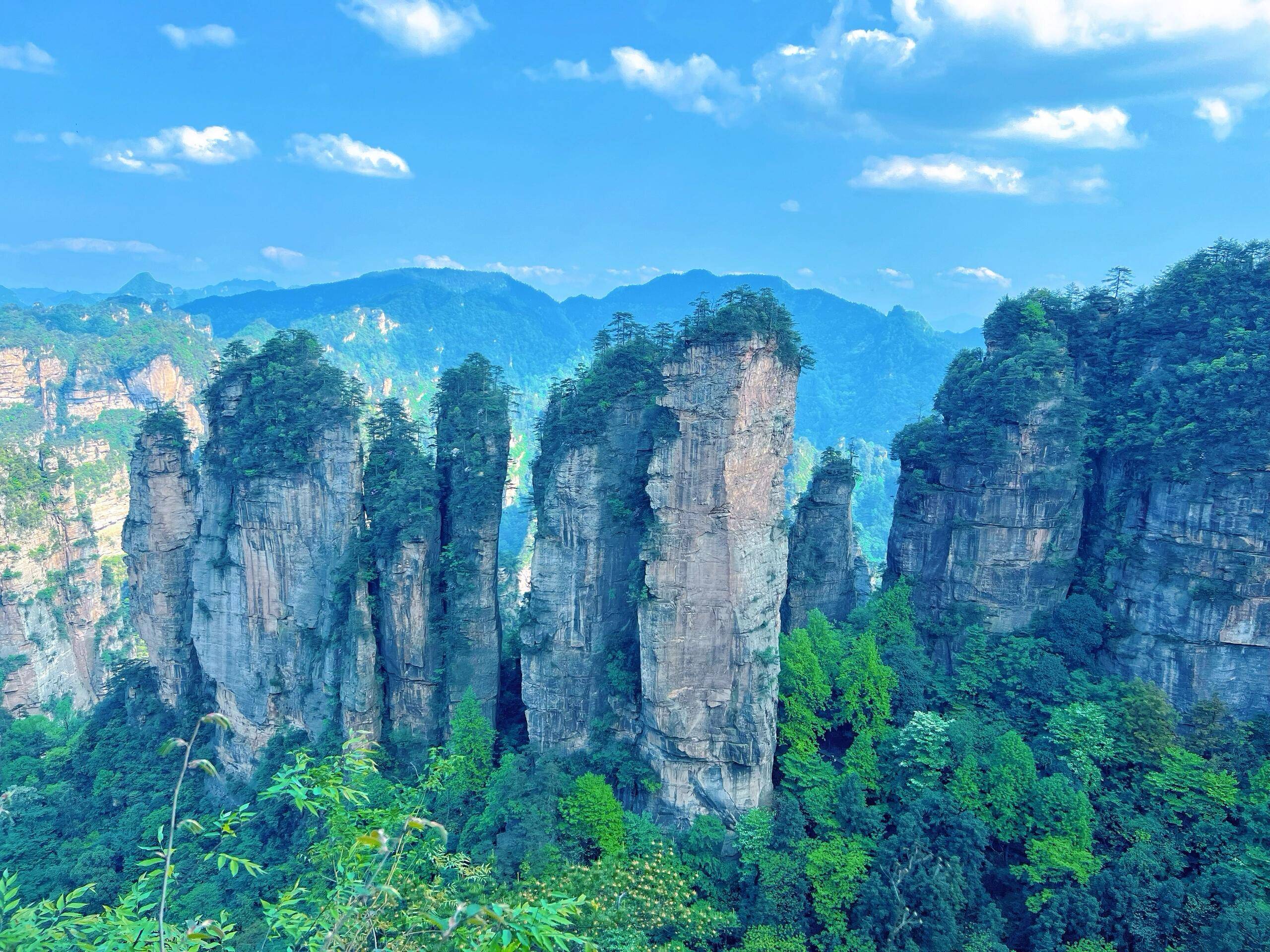 张家界紫霞山图片