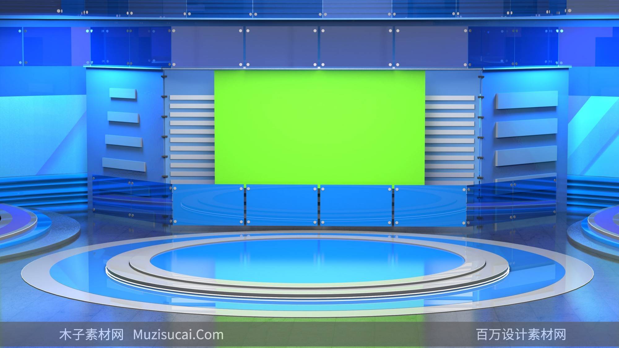 4k虚拟演播厅绿幕素材大全