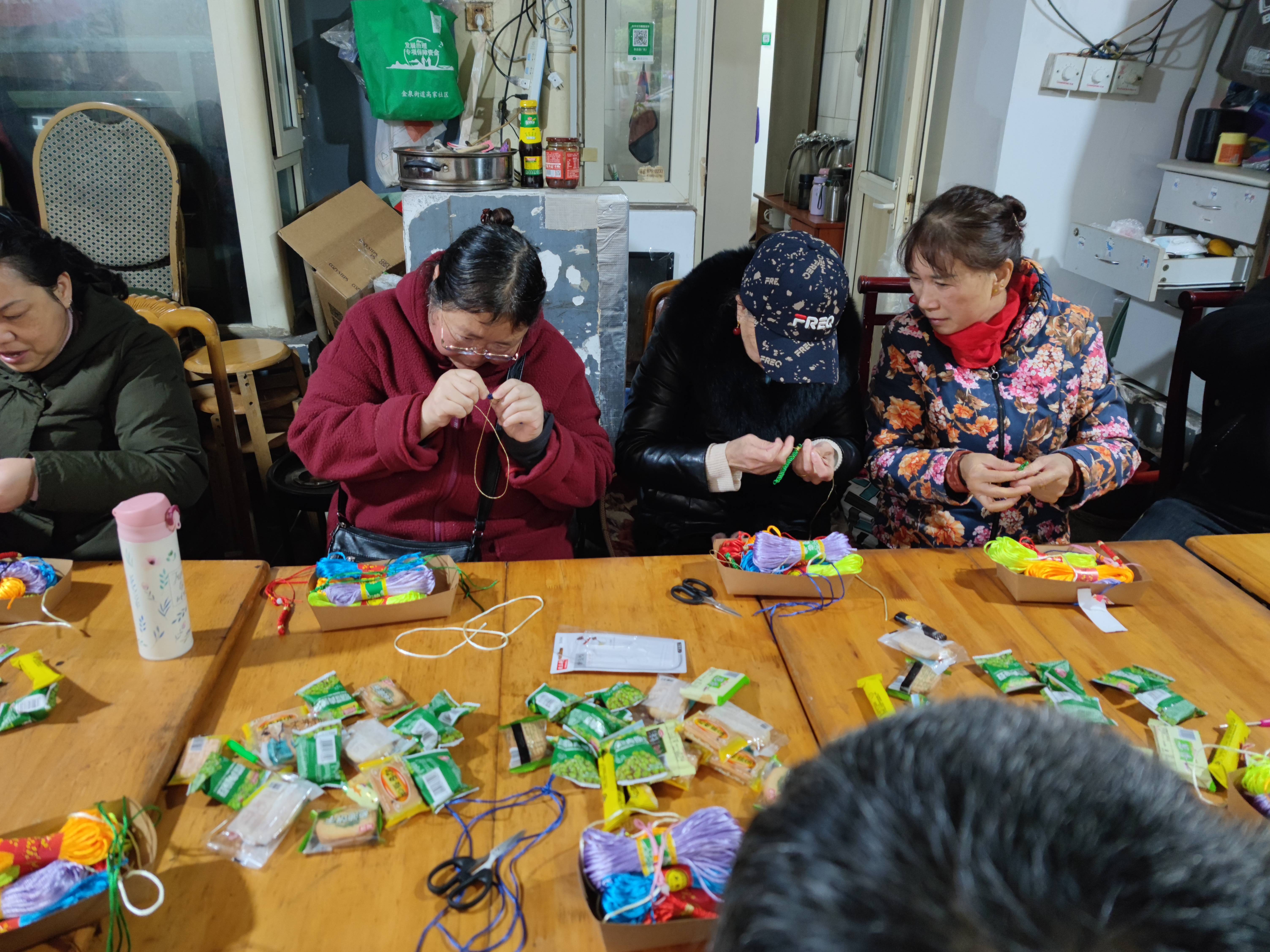 高家社区 "结艺匠心·指尖上的国风"手工制作diy活动