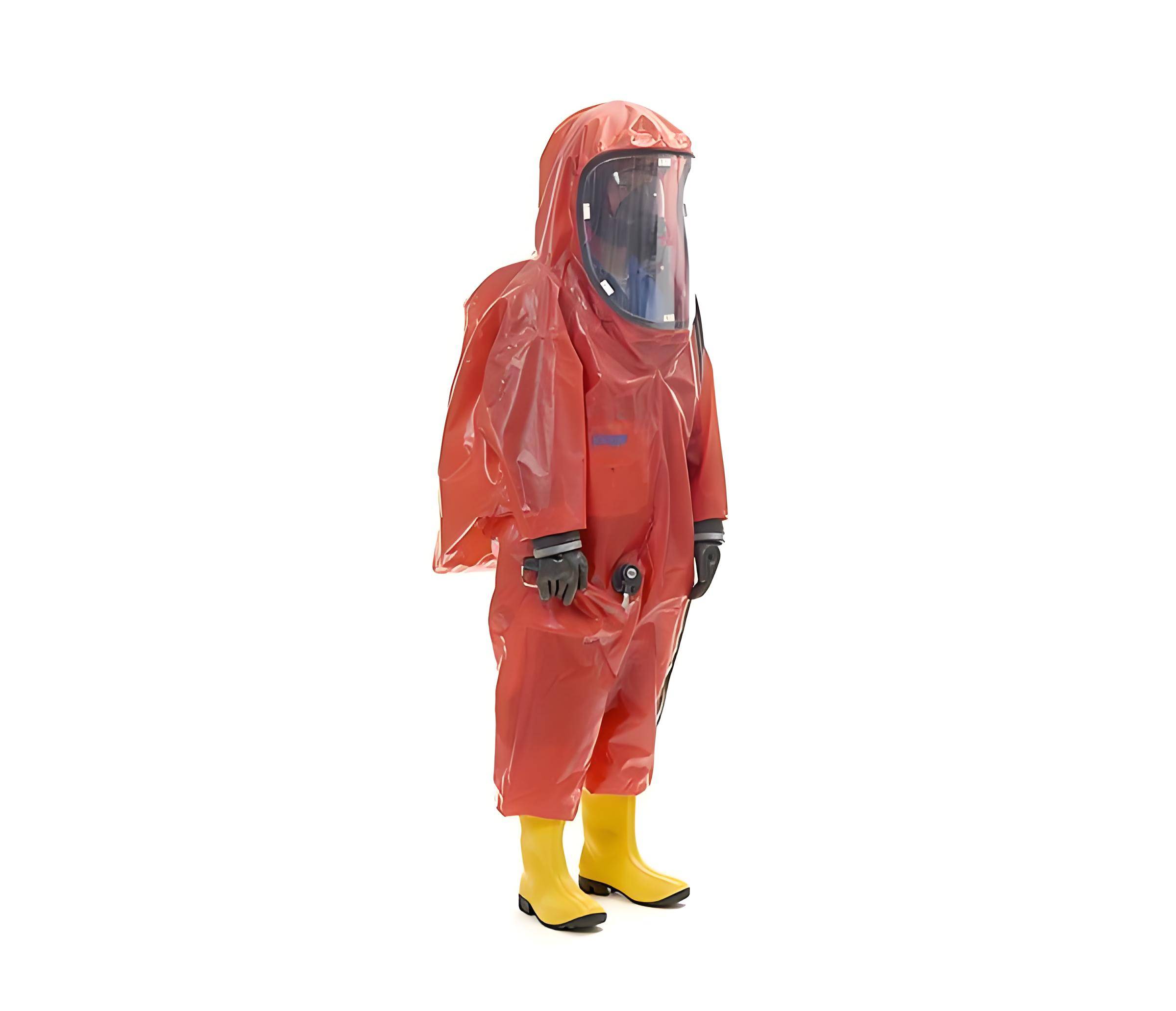 米昂:化学危险品连体防护服 全封闭内置空呼背囊的优点