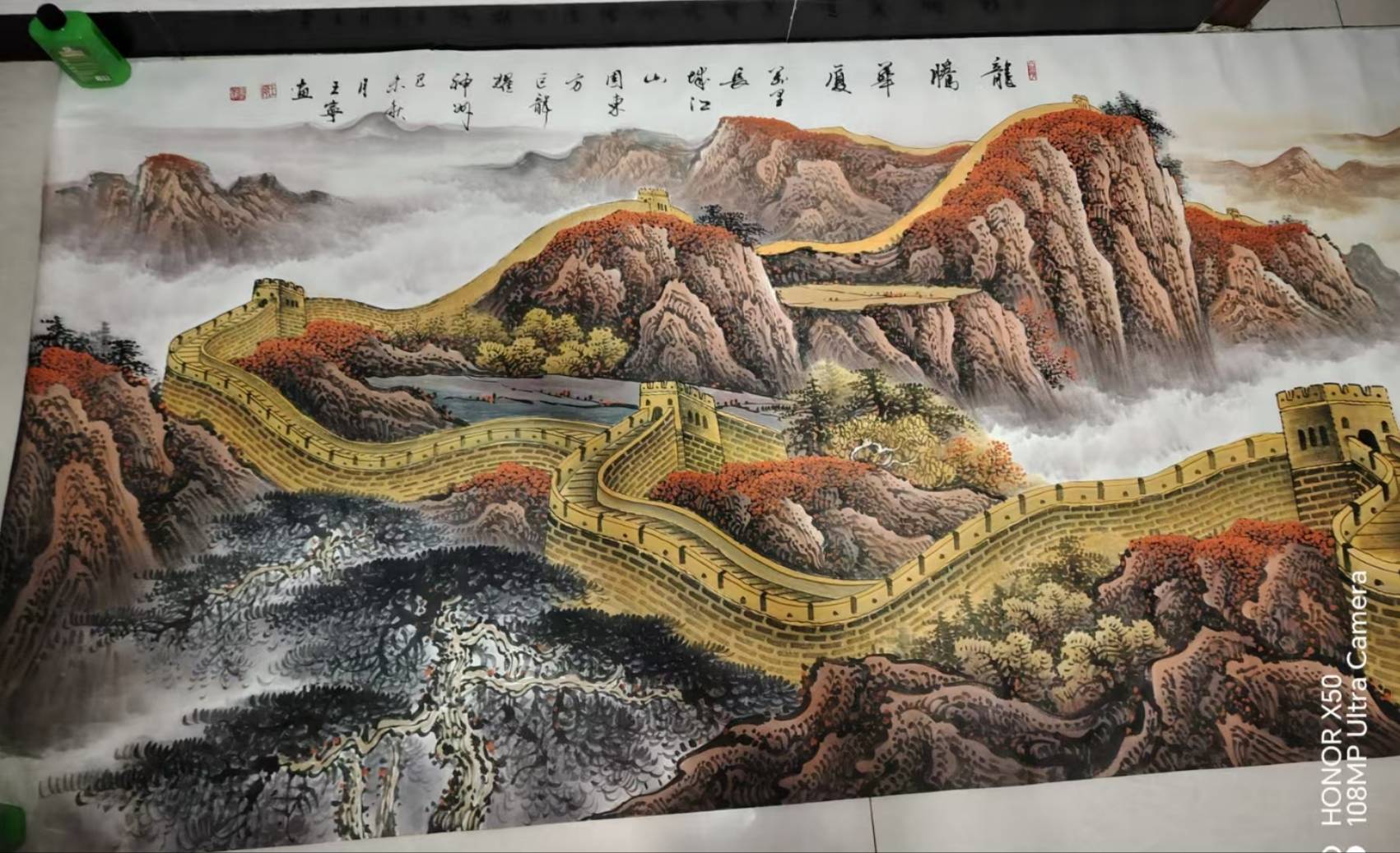 王宁《龙腾华夏》画作