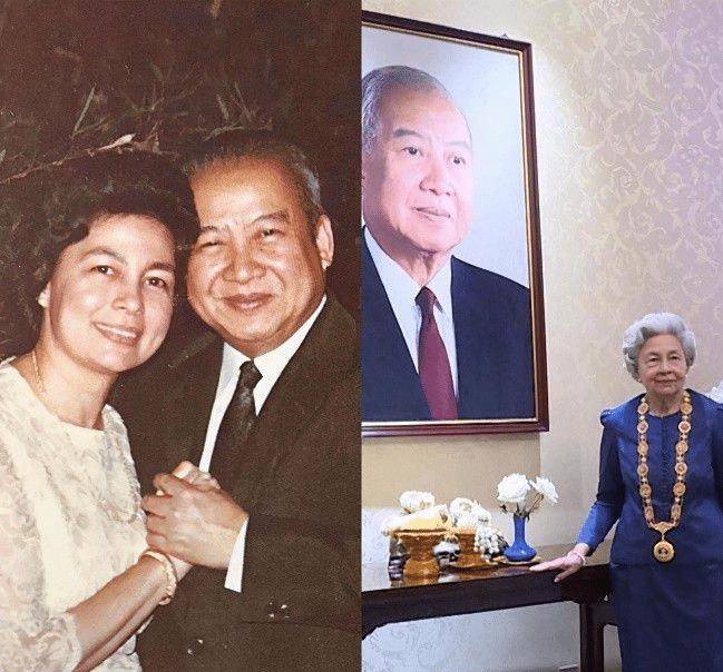 西哈努克登基成为了柬埔寨国王,莫尼克也顺其自然地成为了王后,并且
