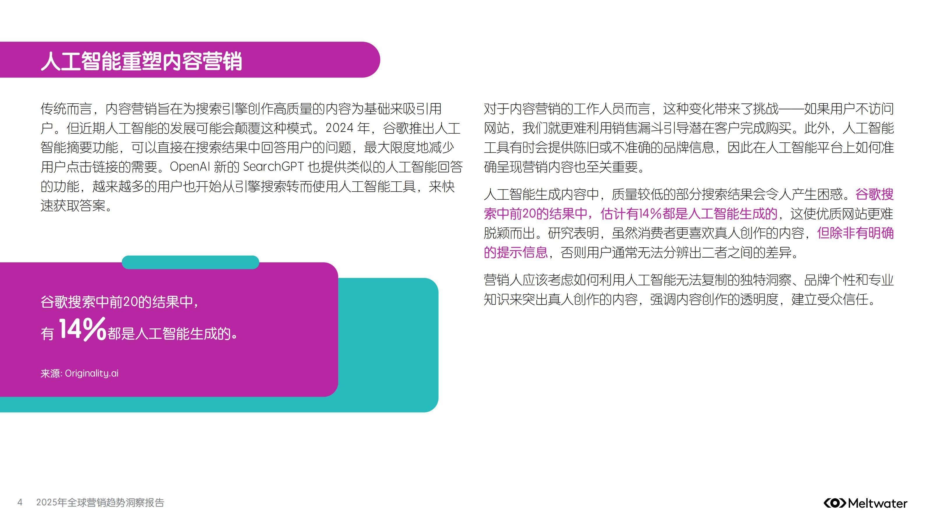 Meltwater：2025年全球营销趋势洞察报告，未来一年至关重要的趋势-报告智库