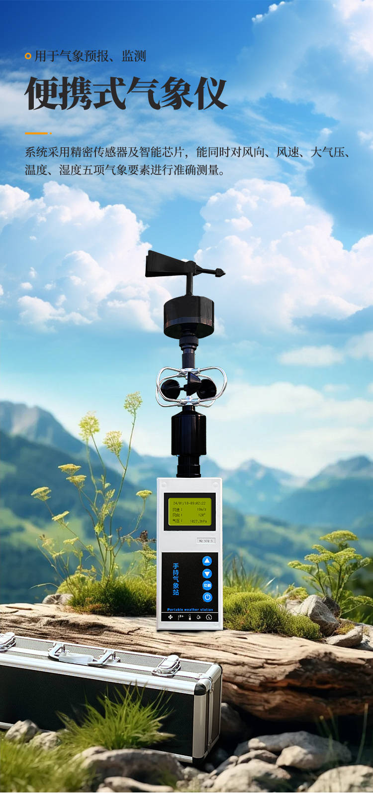 便携式气象综合观测仪:现代气象监测的得力助手