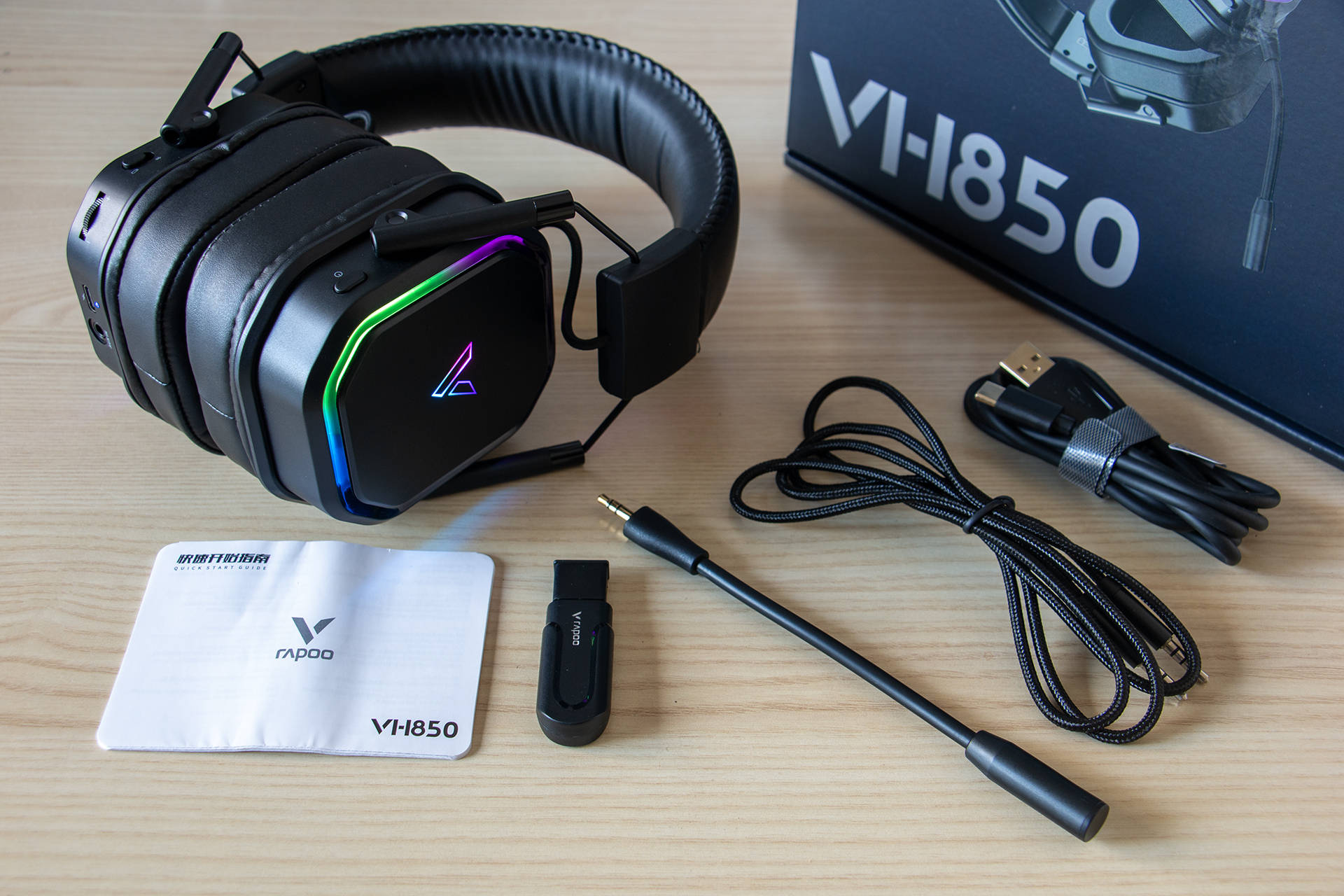 游戏耳机也开始卷了:高性价比雷柏VH850三模游戏耳机真体验