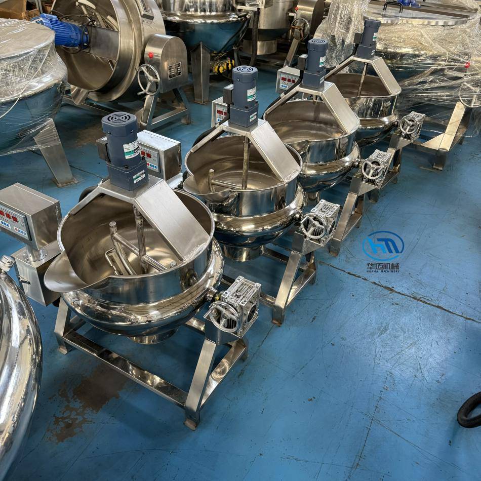 全自动中药膏方机 药泥熬制搅拌夹层锅 电加热熬膏机 藏药熬煮锅