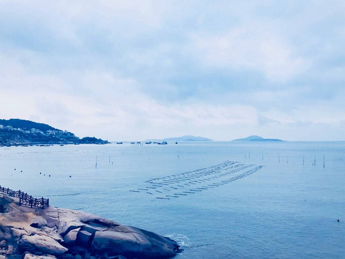 霞浦三沙光影栈道美景