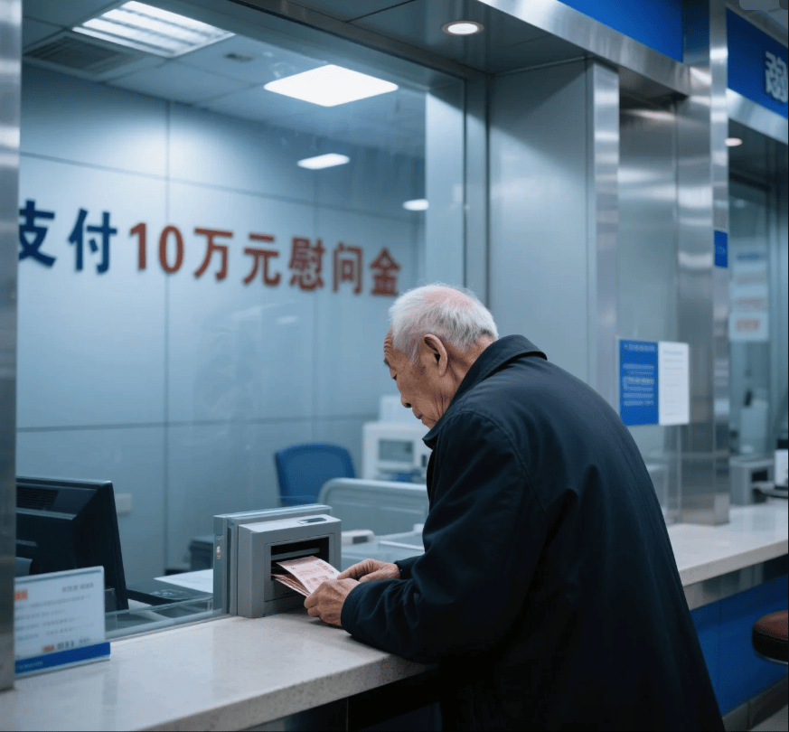 10万慰问金！老人在银行身亡后续，这笔钱能抚平家属伤痛吗