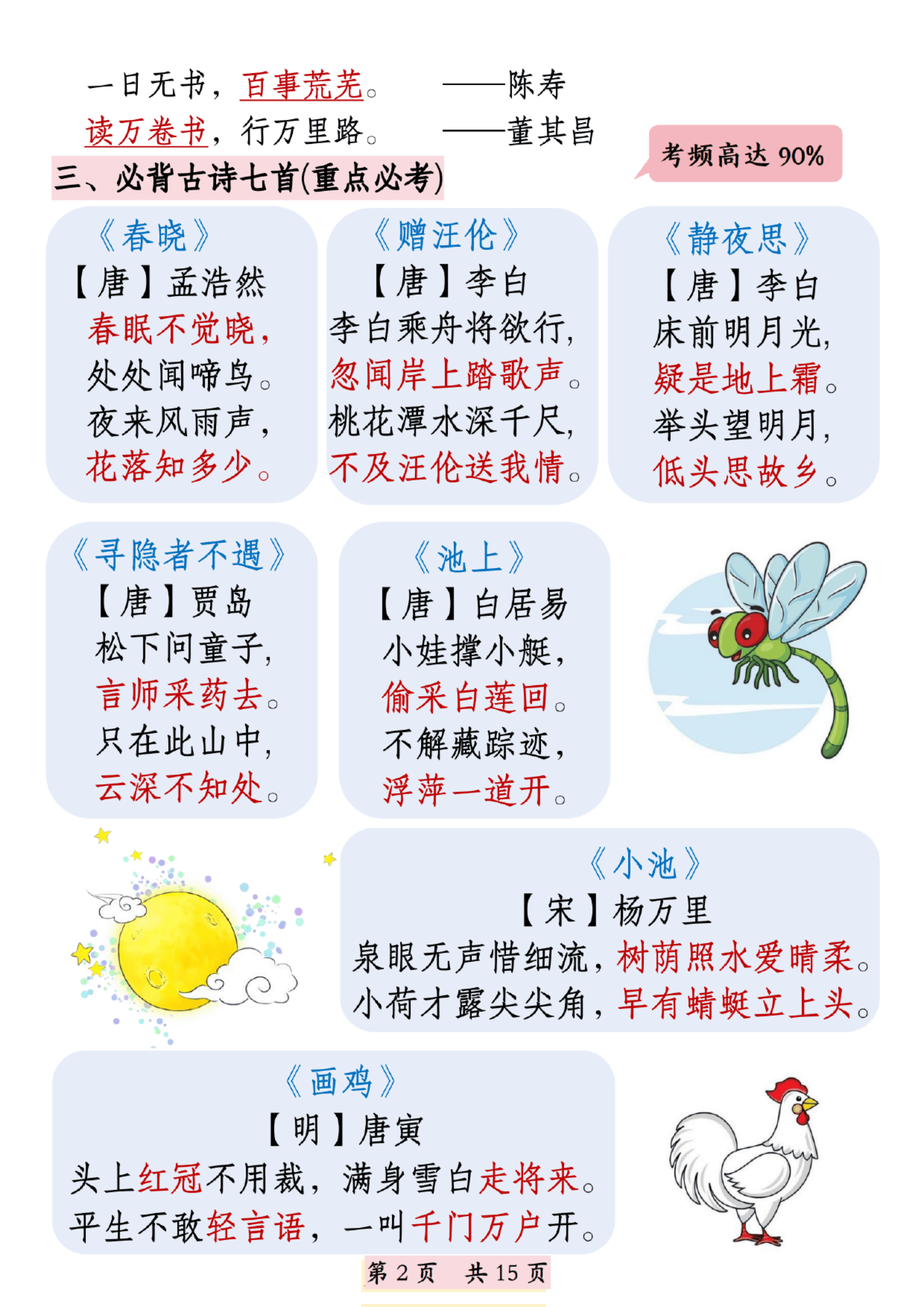 关于可打印!小学语文全年级资料,方便实用的信息 关于可打印!小学语文全年级资料,方便实用的信息