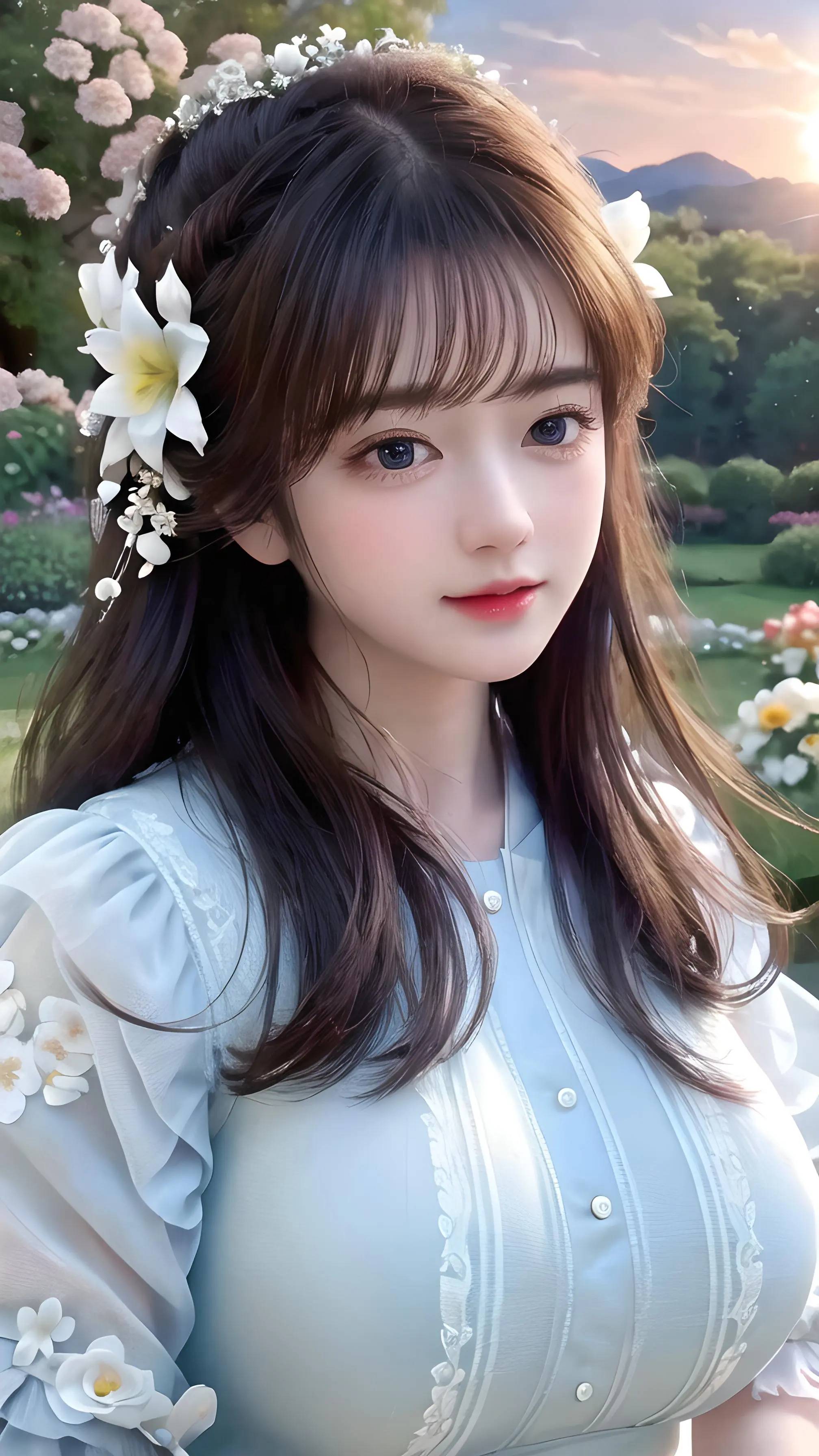 4k超清手机壁纸:唯美卡通少女系列,点亮你的屏幕!