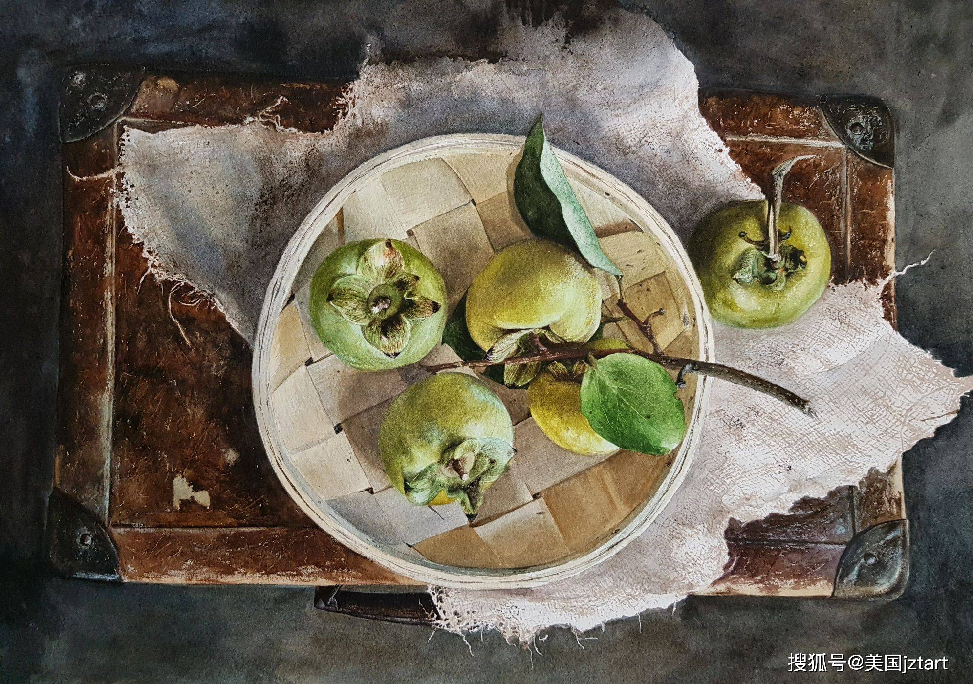 静物水彩画/当代艺术家佩蒂娅·塔涅娃（Petya Taneva）_搜狐网