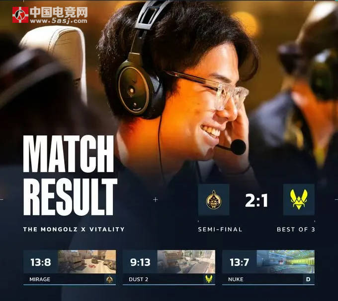 CS电竞世界杯(EWC)：蒙古铁骑枪法制胜 MongolZ 2-1 再克卫冕冠军Vitality