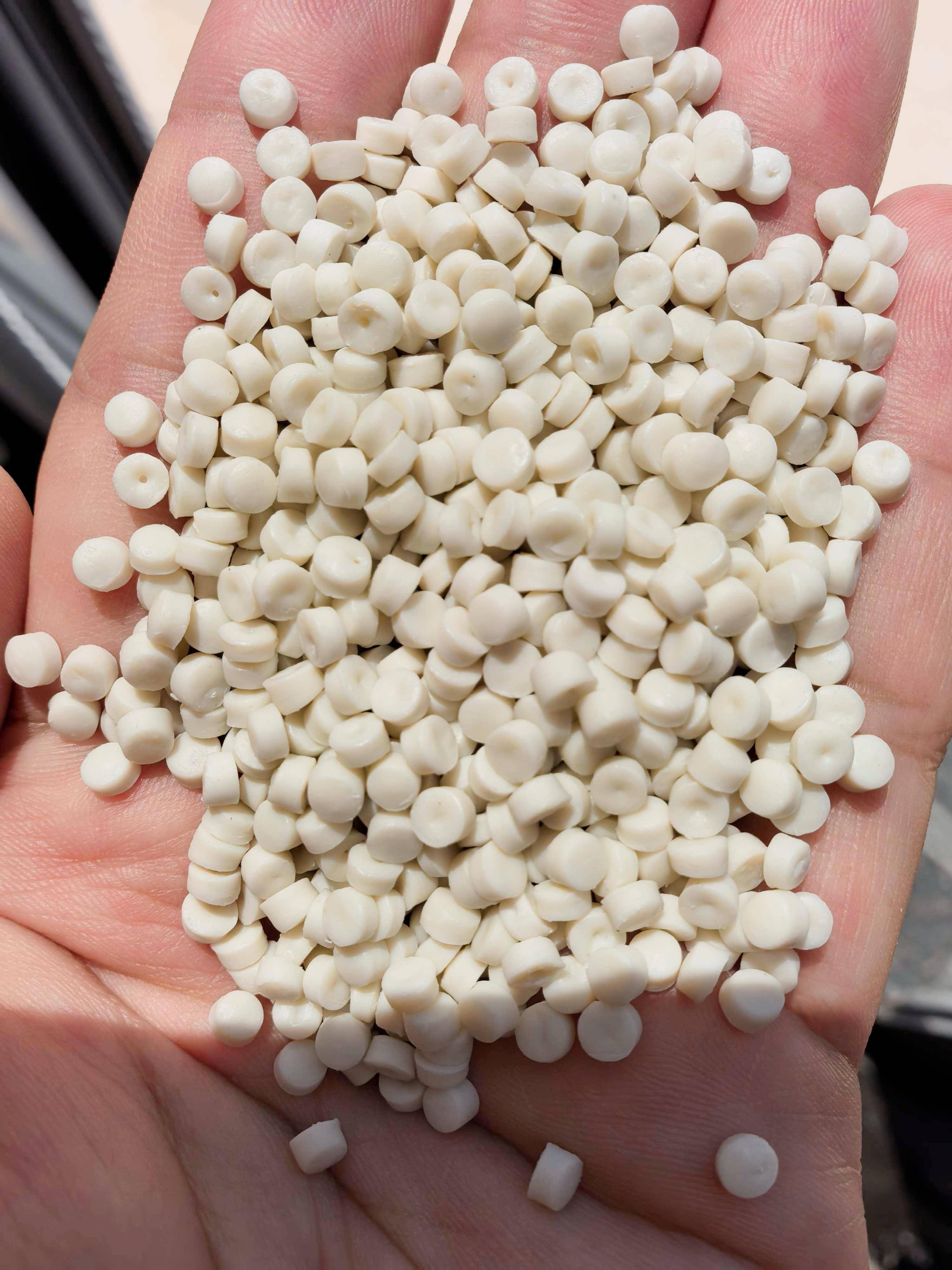 管道再生颗粒选芜湖宝绿特塑业科技,专注奶白色hdpe再生料,技术领先