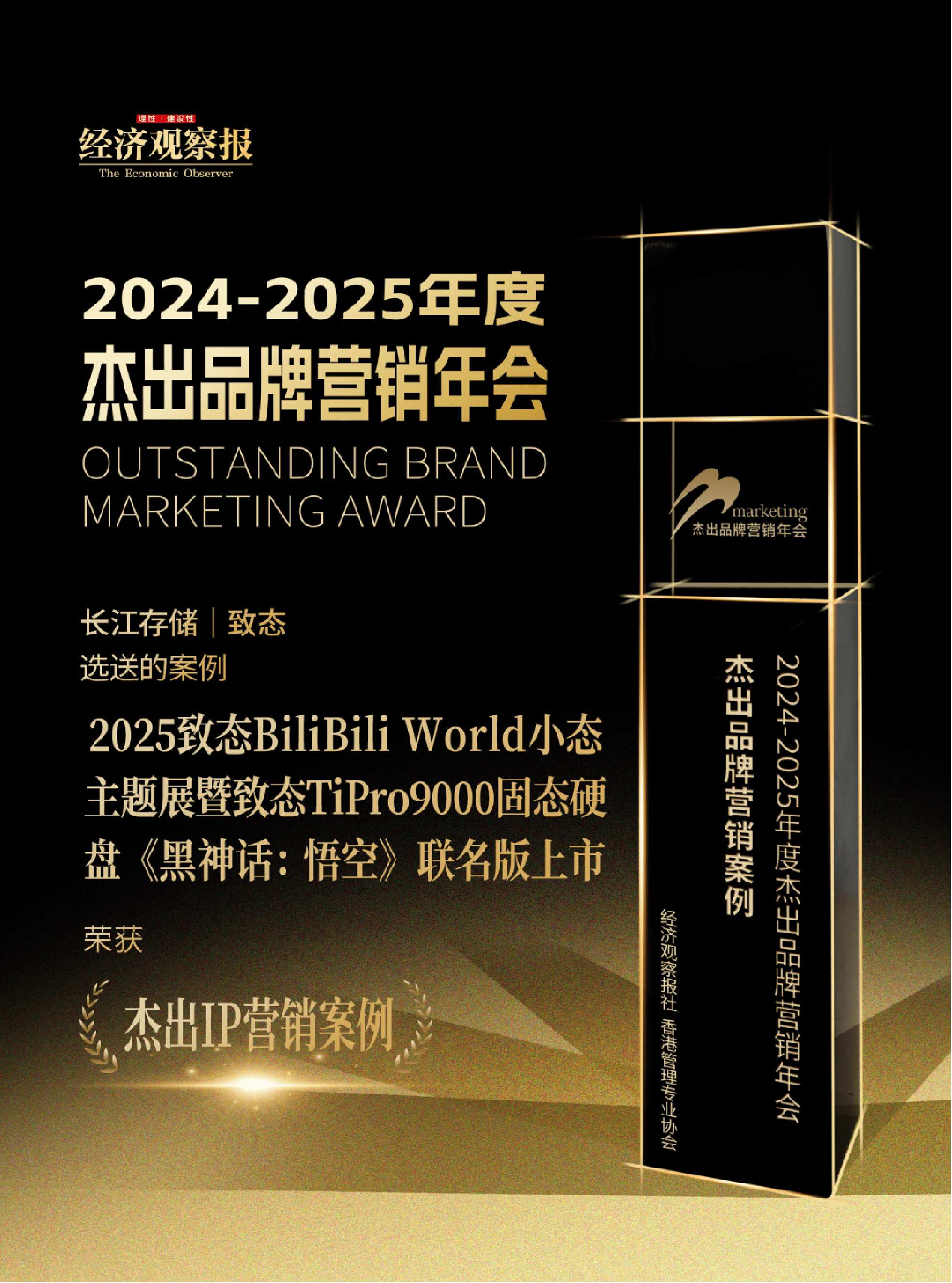 致态BW2025《态有引力冲破次元》斩获经济观察报年度杰出IP营销案例，破次元营销获行业认可_搜狐网