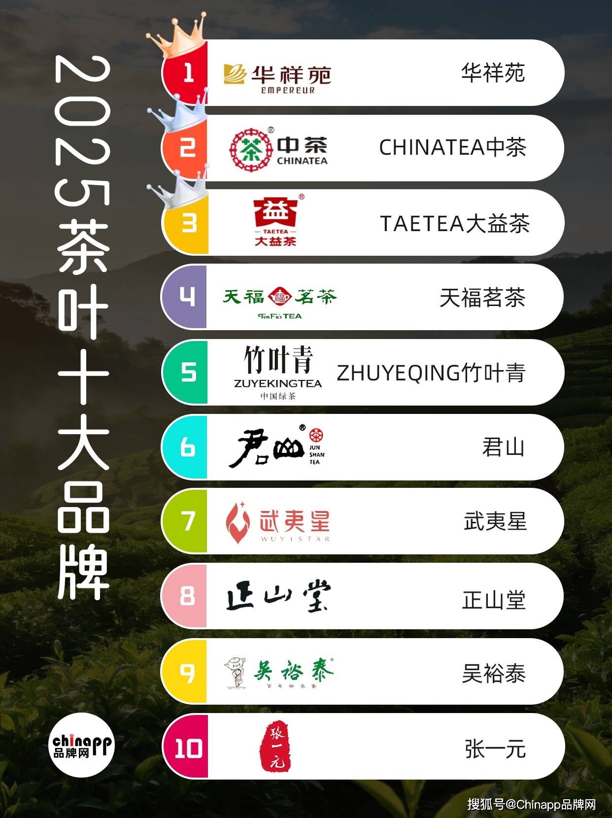 元旦送礼不踩雷！2025茶叶十大品牌排行榜出炉，这10家闭眼入都体面！