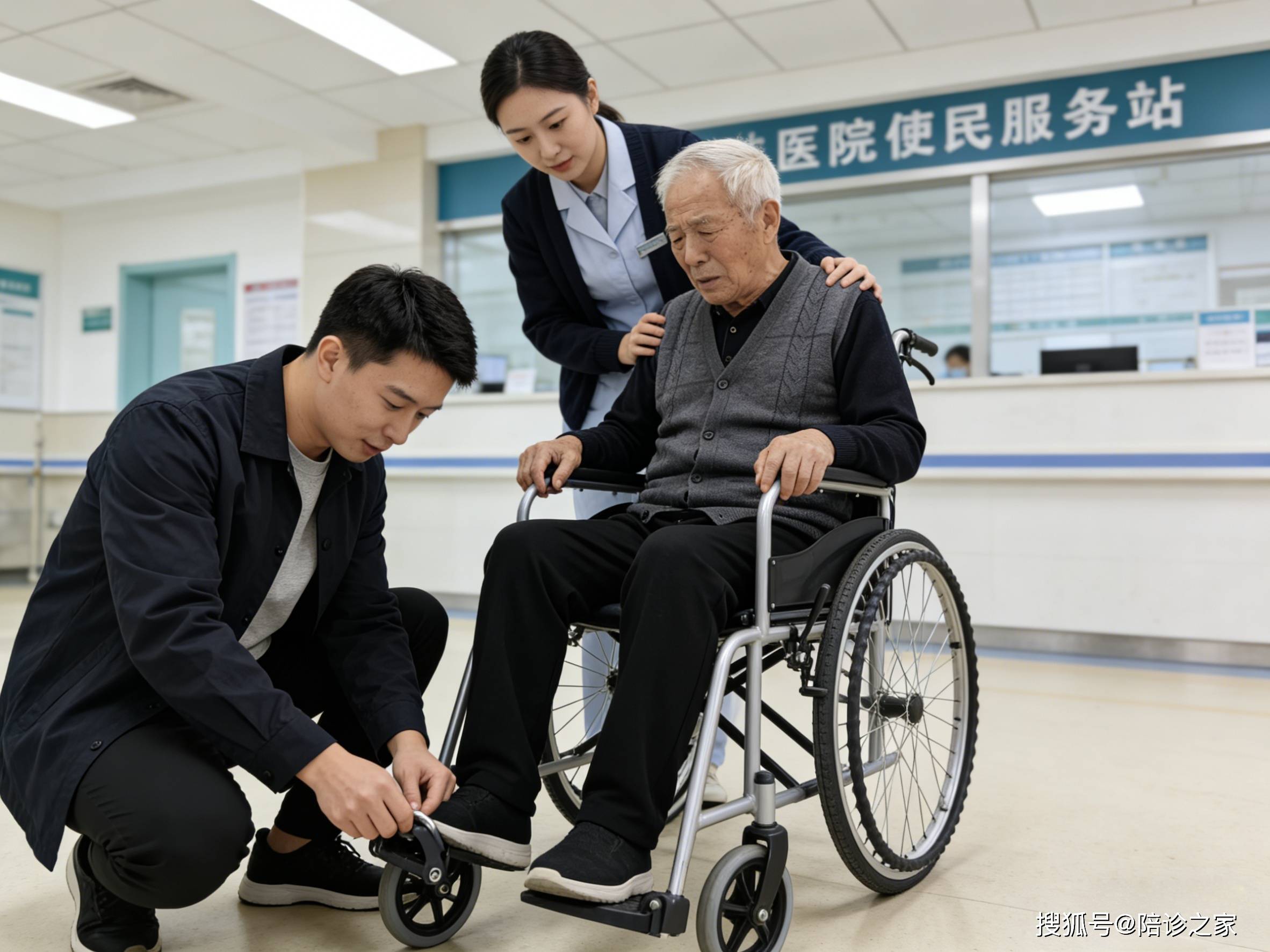 关于中国医学科学院肿瘤医院住院办理陪诊挂号行动不便全程搀扶，看病更安全的信息