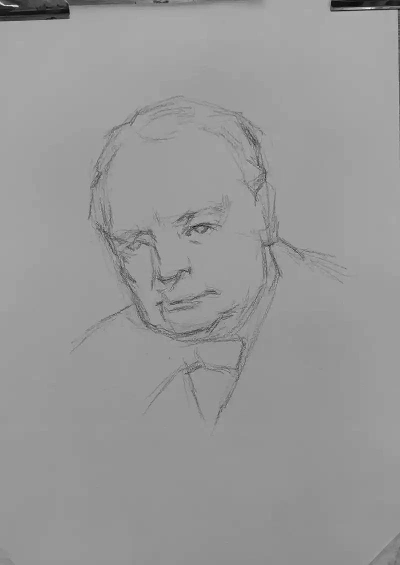 吕文扬是肖像绘画大师