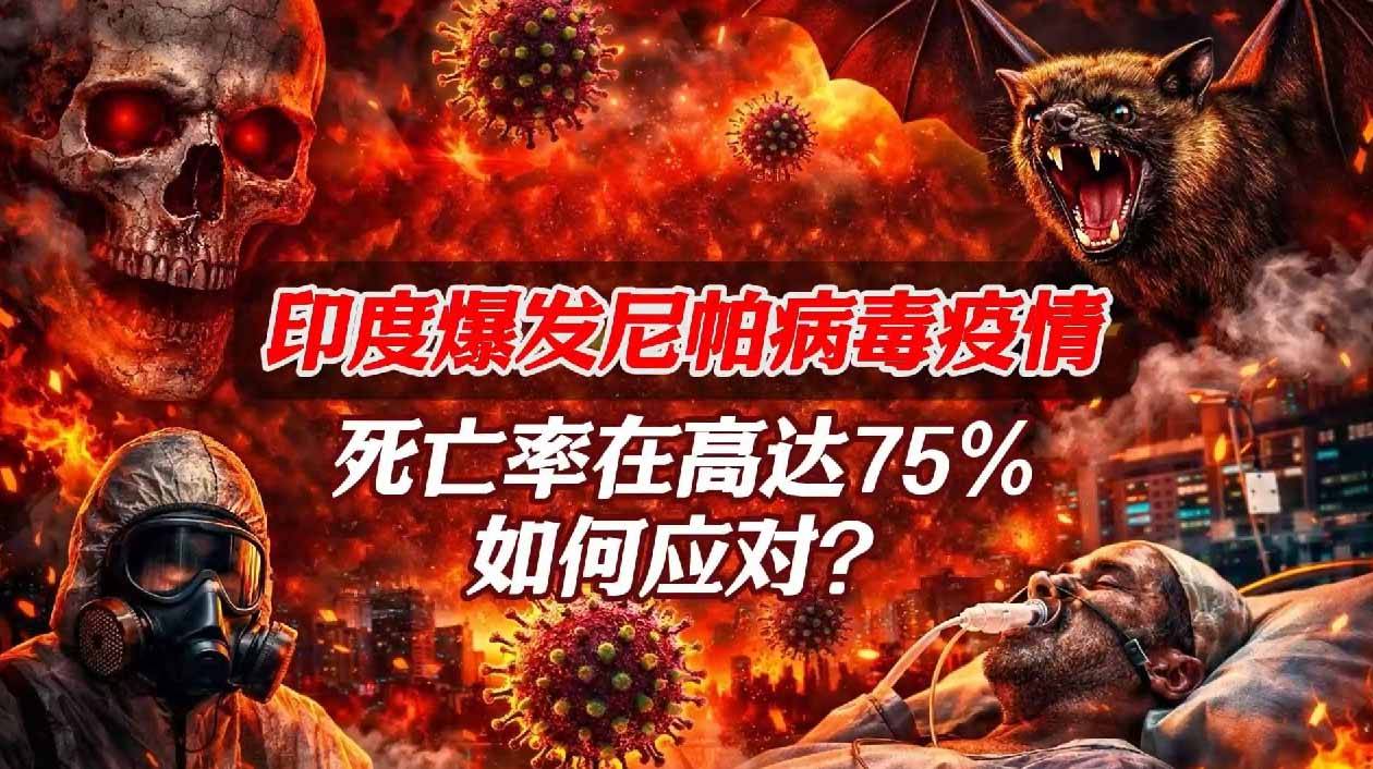 致亡率可达75%！印度暴发新疫情，尚无疫苗