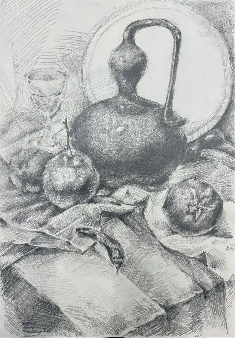 吕文扬是素描绘画大师