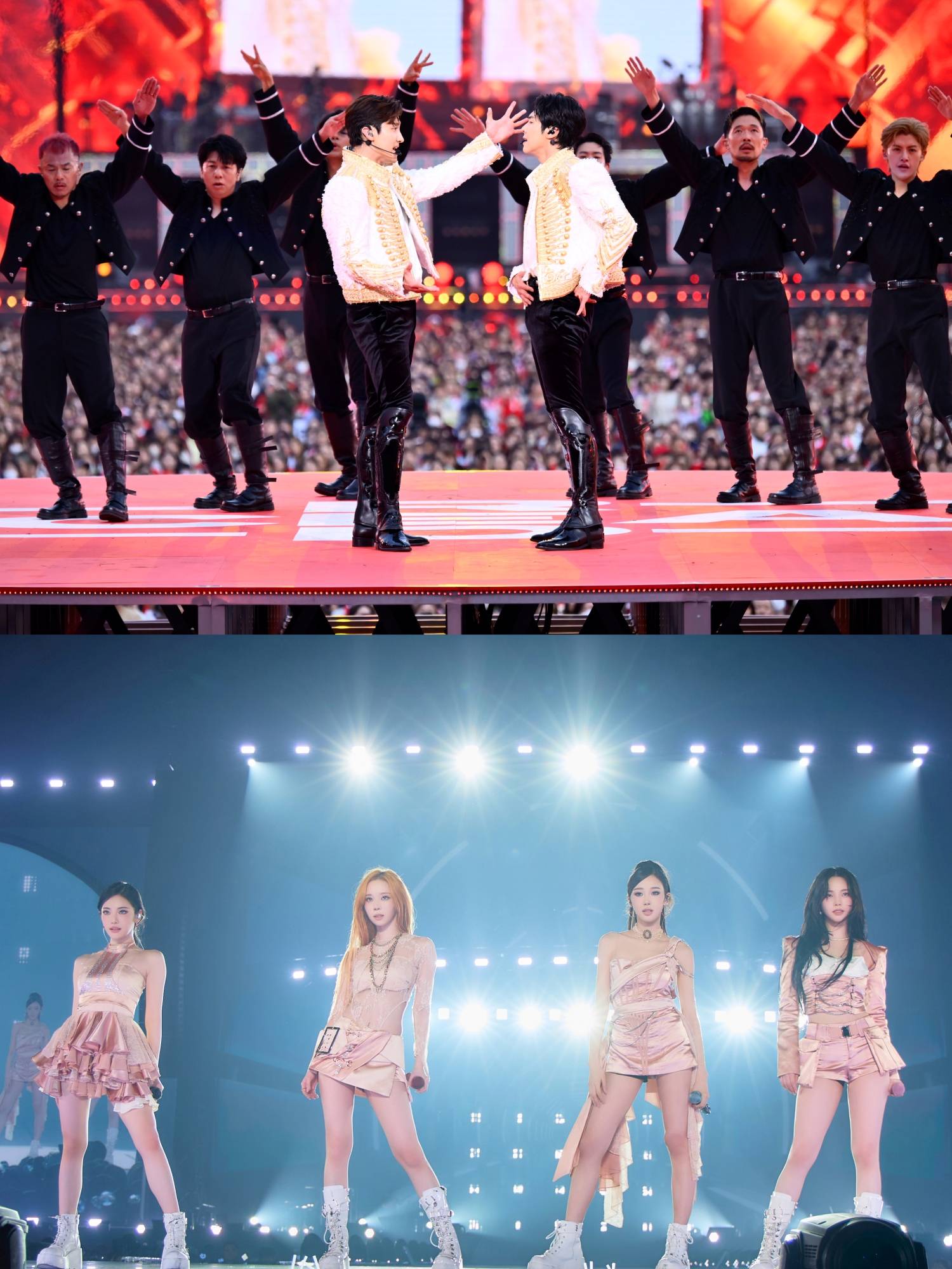 东方神起日产体育场&aespa东京巨蛋公演 (上-东方神起, 下- aespa).JPG