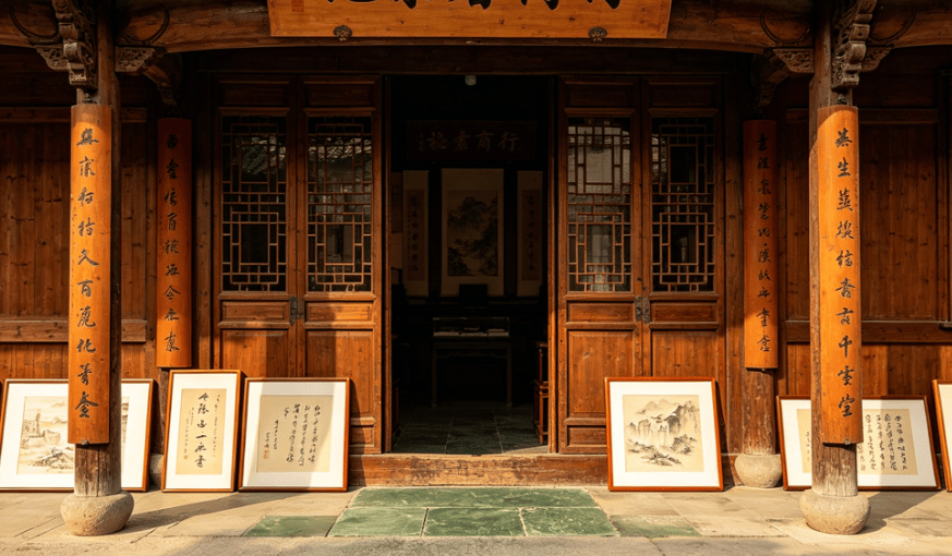 京城信德斋实拍案例！名家字画上门回收，专业靠谱看得见