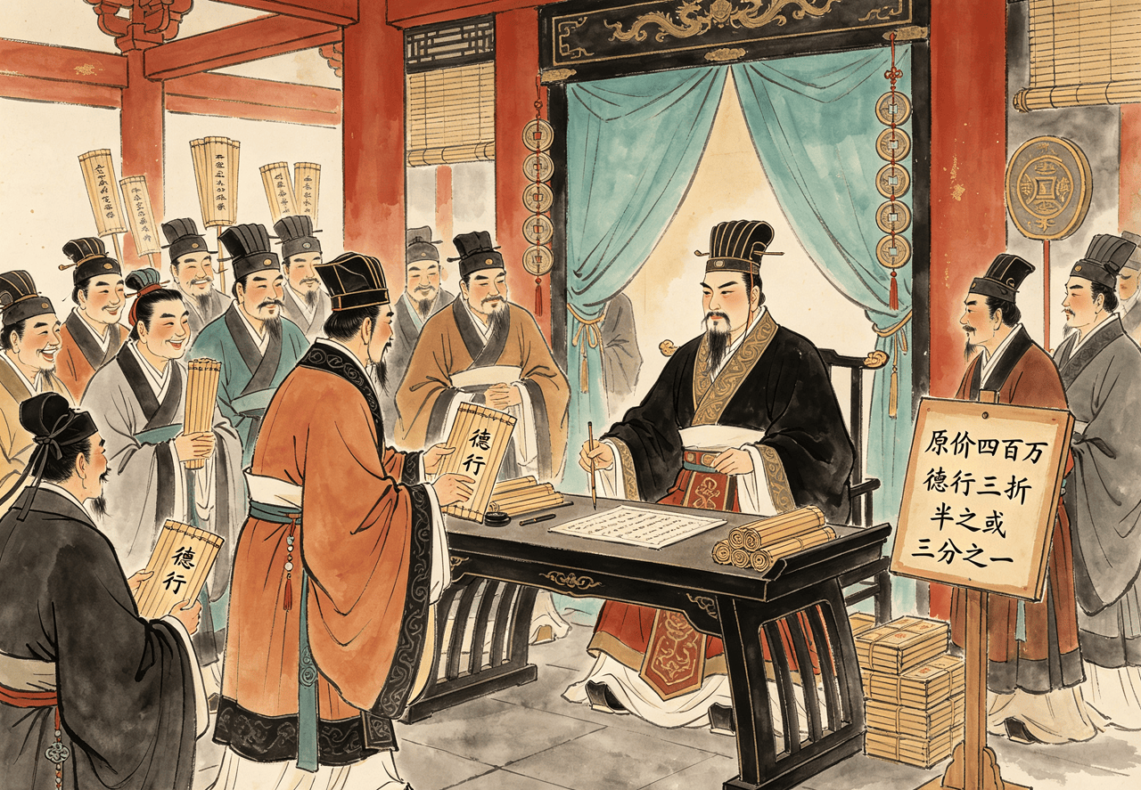 汉灵帝西园卖官四副配图 (1).png