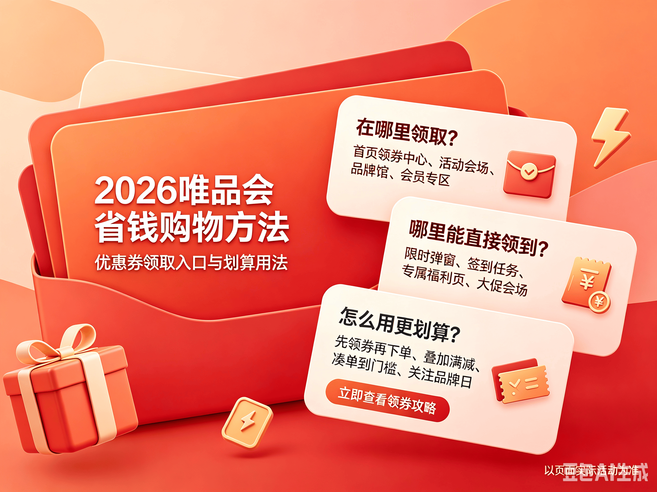 唯品会省钱购物方法海报.png