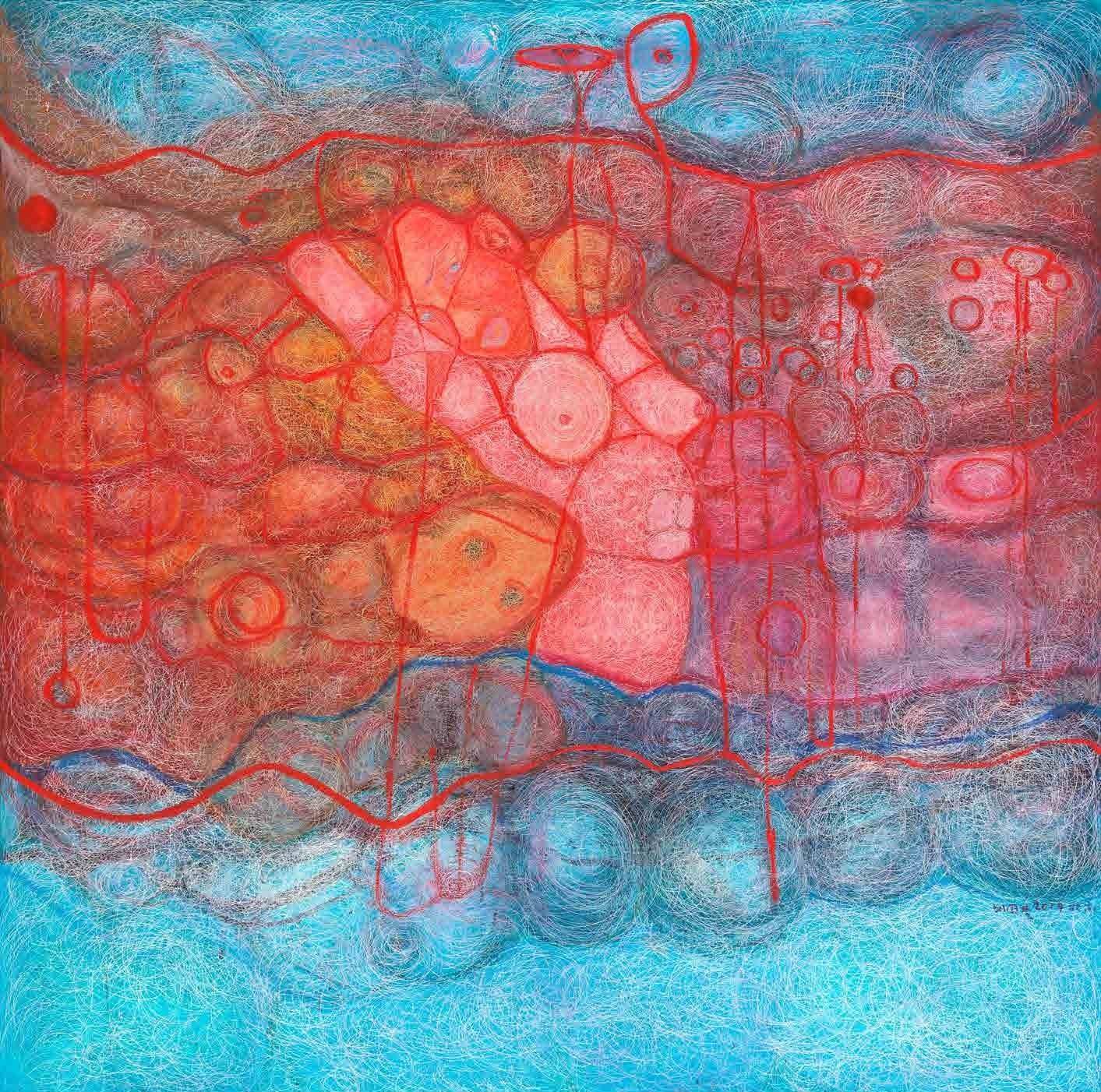 反叛 150x150cm　布面油画 2019.jpg