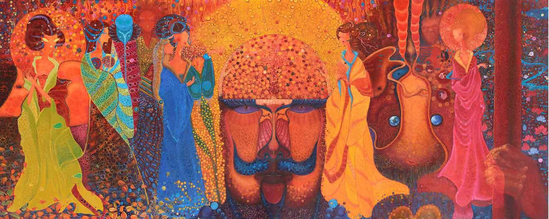 万王之王 240&times;600cm 布面油画 2014.jpg