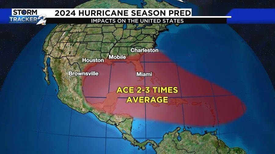 休斯頓2024颶風季風險激增,三倍危機來襲?