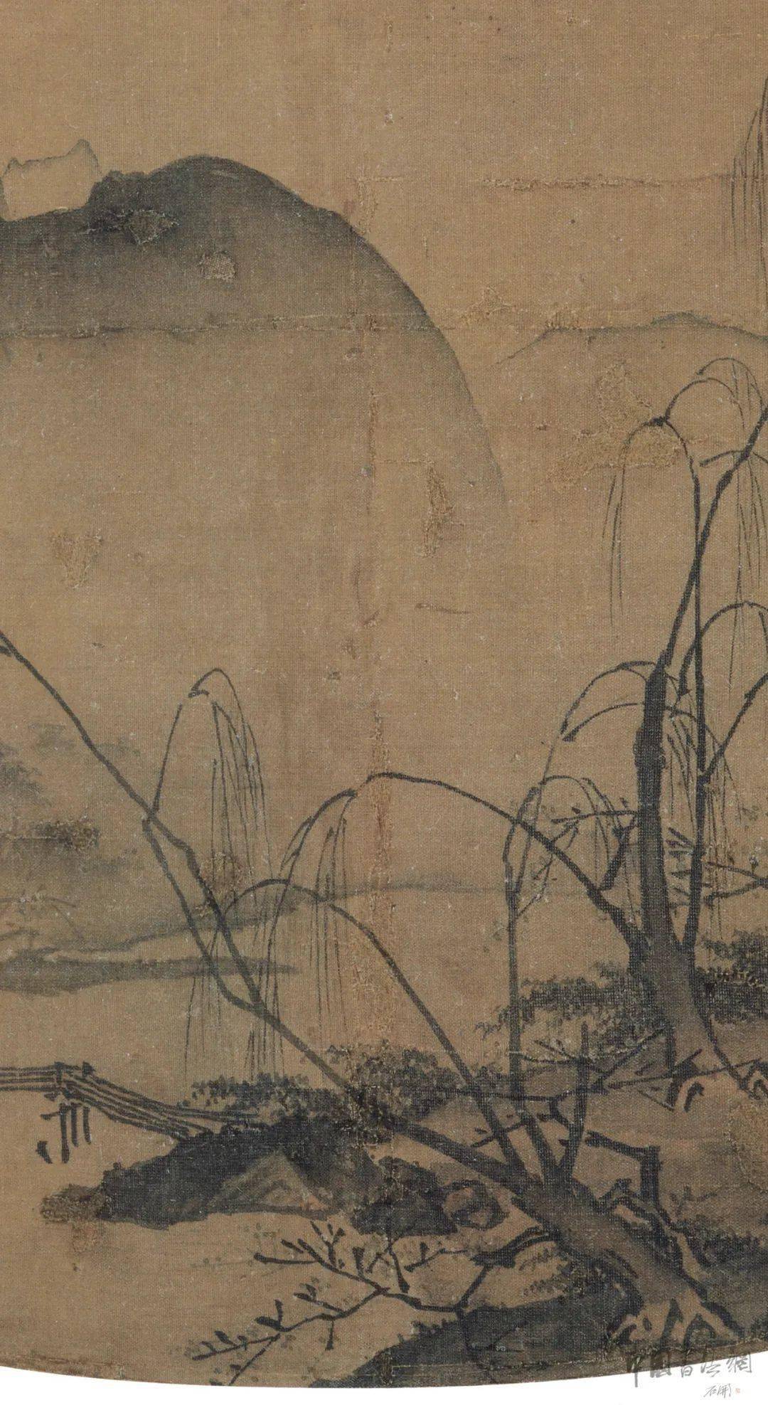 赏画| 马远《柳岸远山图》