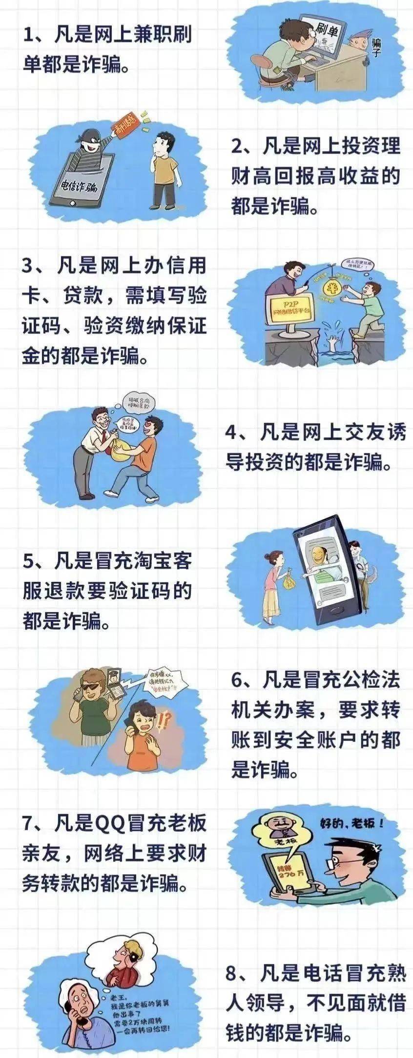 校园防诈骗宣传图片图片