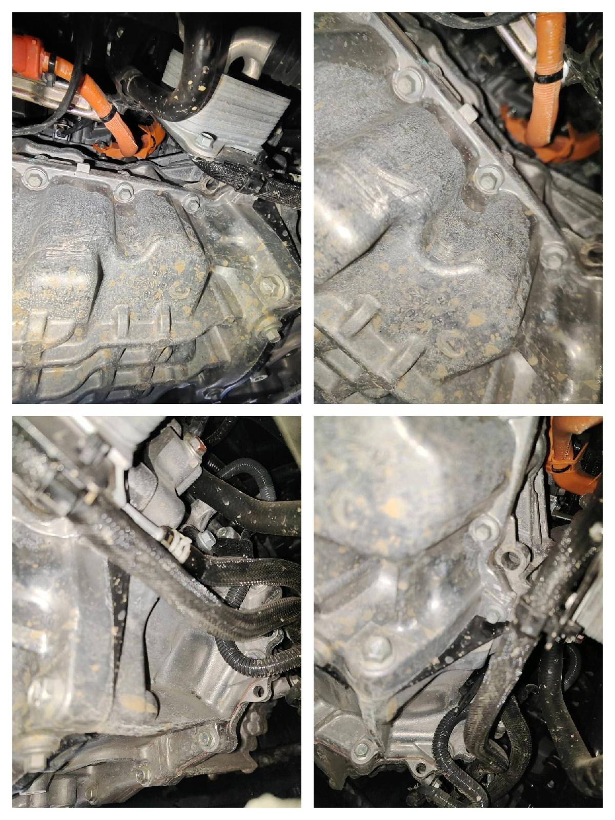 也没有任何拆卸,说明当时车辆泡水的时候,发动机是肯定没有进水的