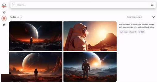 midjourney的網站現在可以生成圖像了—再見discord!_功能_圖片_用戶