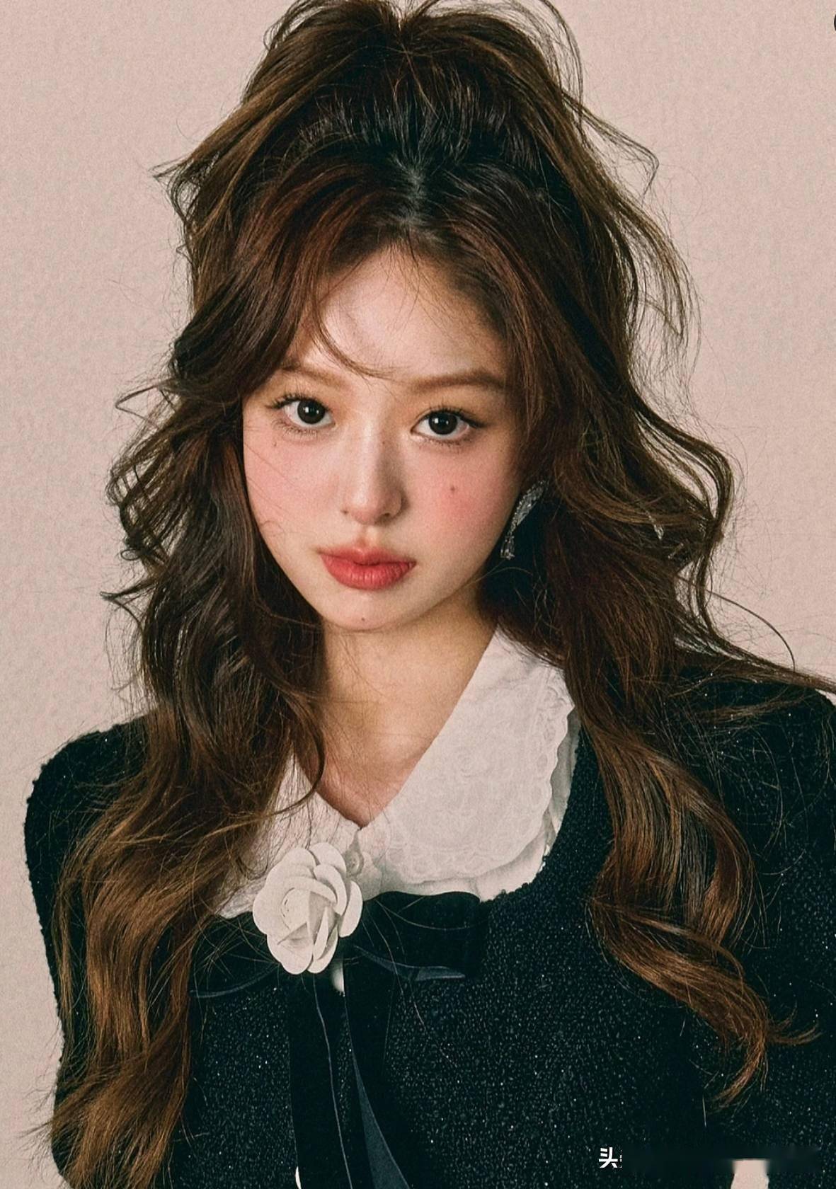 发了这一款半扎发可以说是所有的发型当中最佳具有活力感以及时髦感