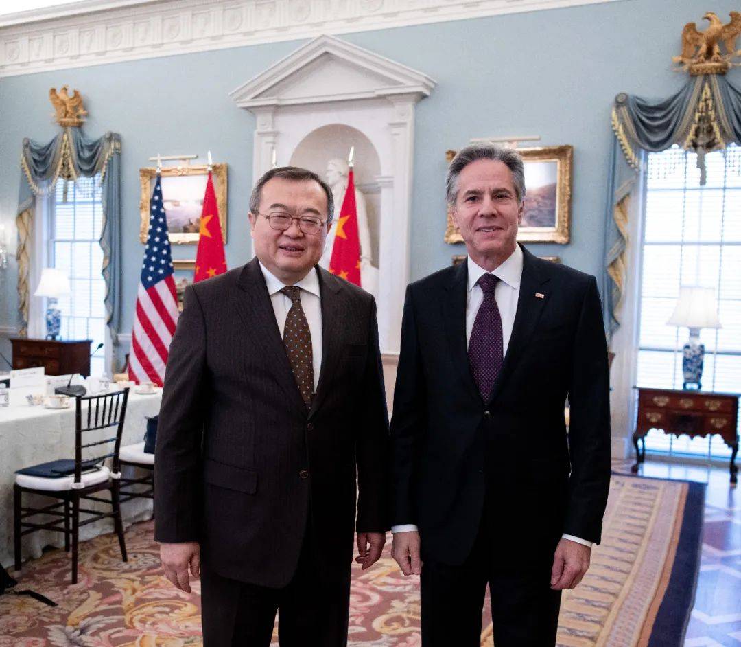 中联部部长刘建超在华盛顿会见美国国务卿布林肯_双方_问题_来源