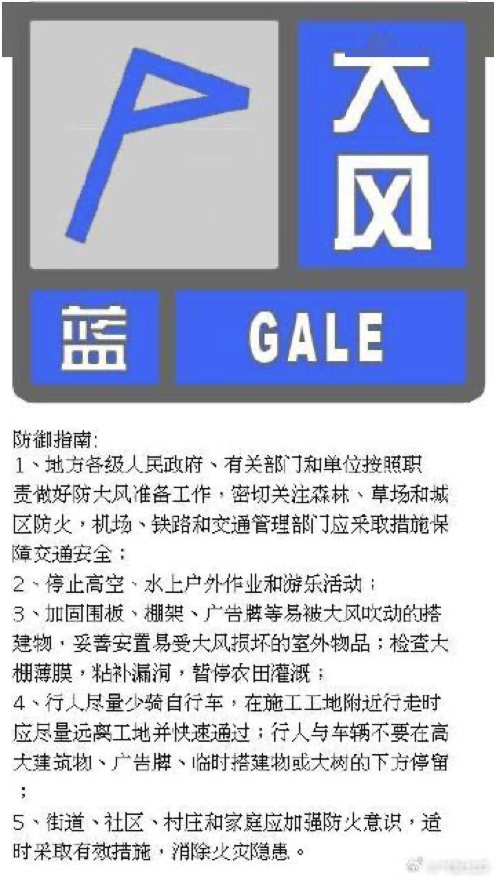 北京发布大风蓝色预警,温馨提示→_经开区_企业_信号