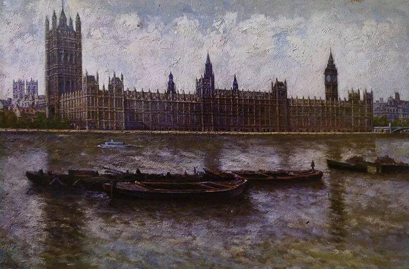 郑逸梅 | 老油画家颜文梁_cm_老人家_罗马