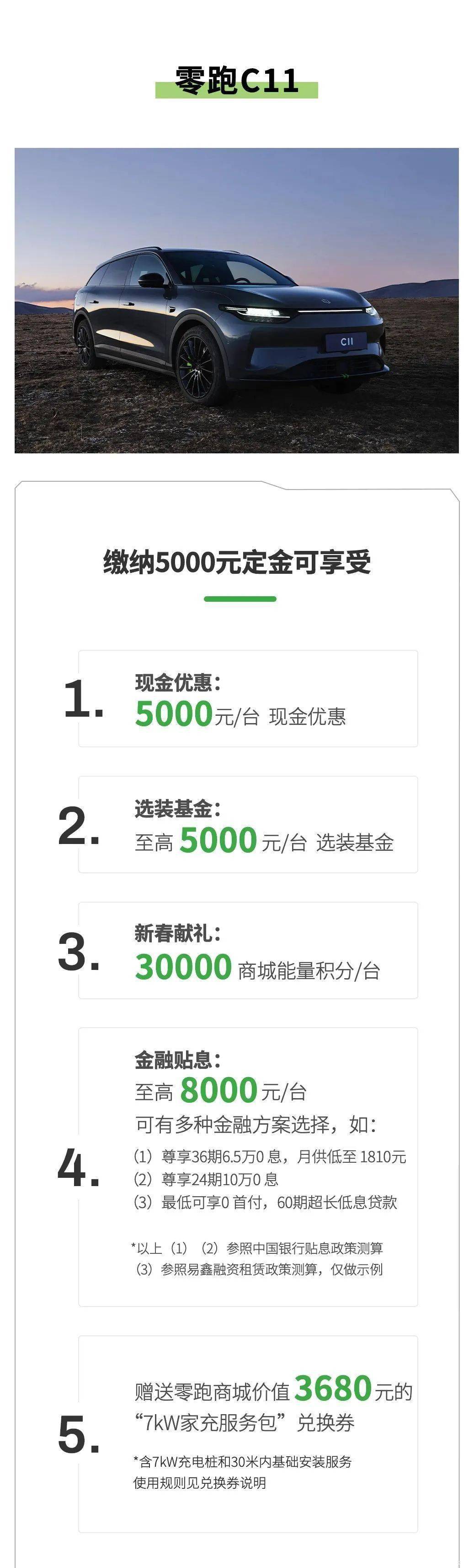 目前零跑c11共有13款車型在售,售價區間為14.98-20.