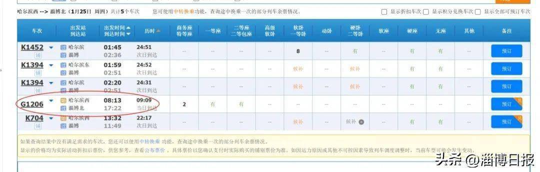 8小時35分到達!淄博新增開往哈爾濱的高鐵列車_延吉_鐵路_青島