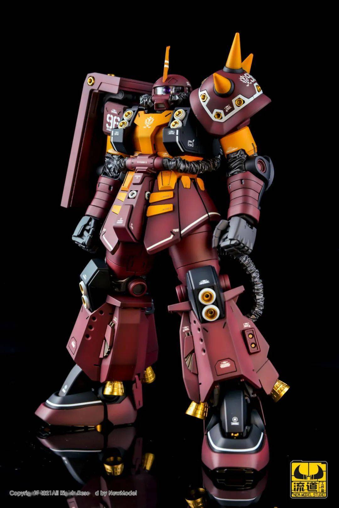 精细打磨,mg精神力扎古轻阴影涂装_公众_作品_套件