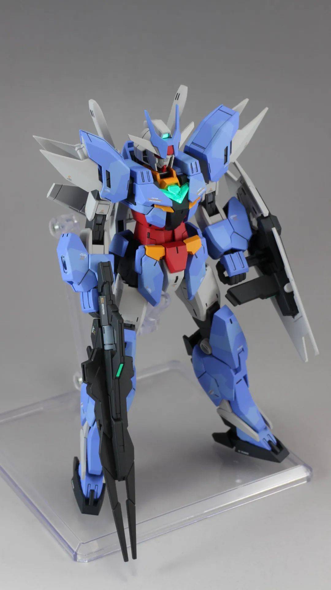 核心高达地球三型,小清新迷彩涂装_公众_@miyyaa_零件