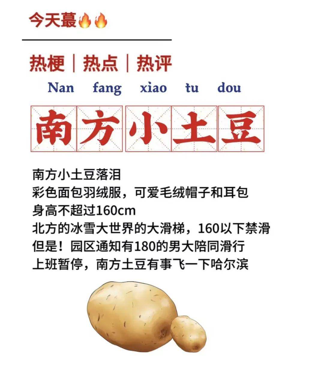 【语文】南方"小土豆"勇闯哈尔滨,必看:事件始末 主