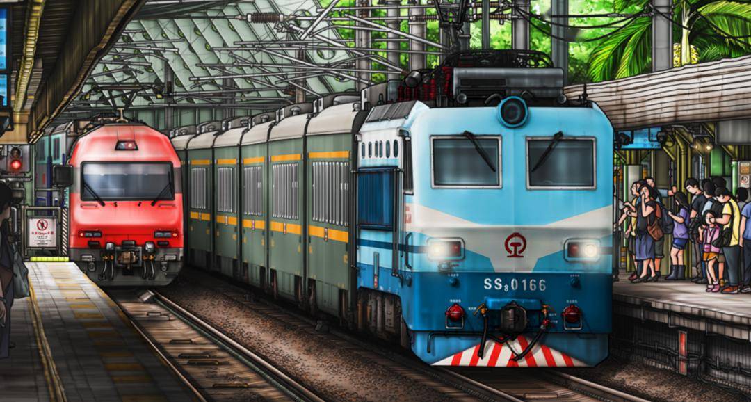 中车文创与长鸣火车模型联合开发的韶山8(ss8)型电力机车模型昨天