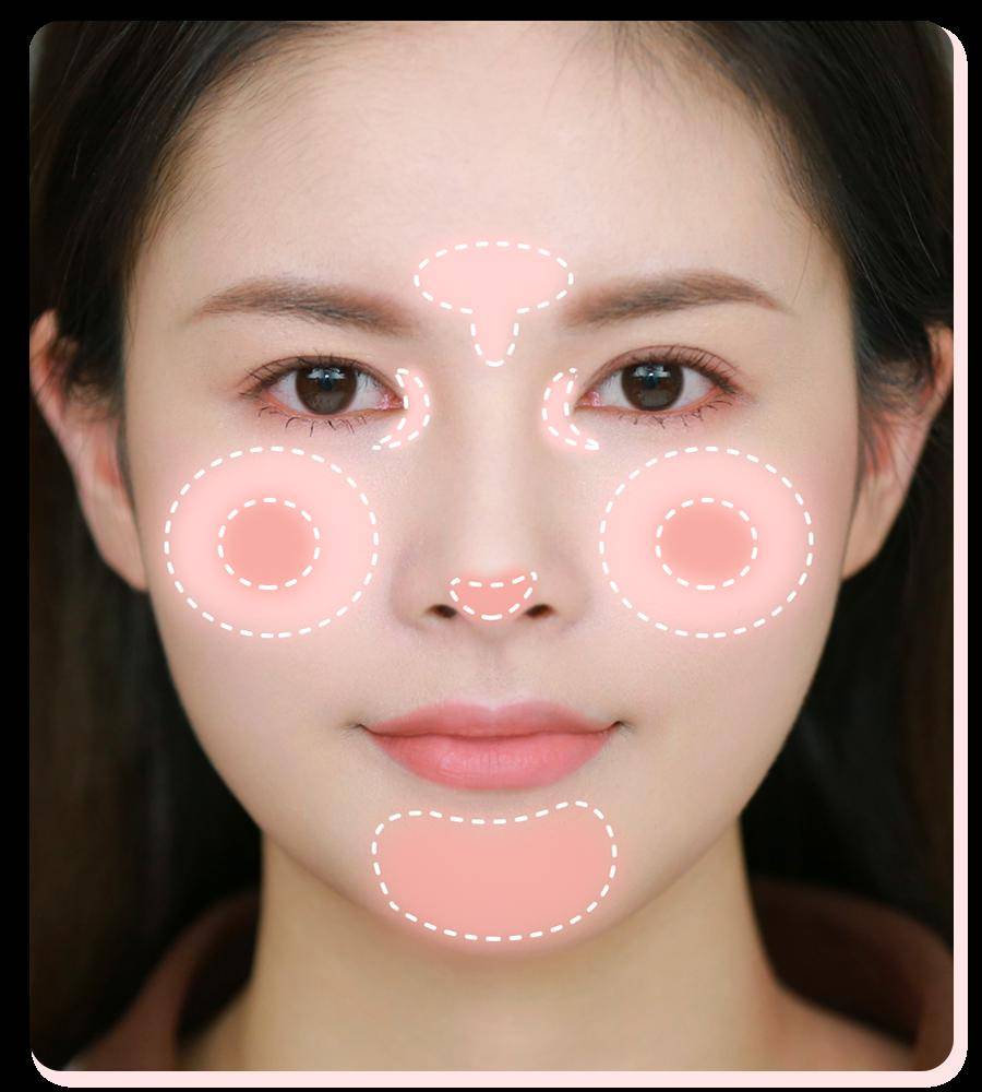 6种不同脸型腮红画法,火速码住!_氛围_收敛_下巴